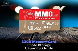 32GB Memory Card: Photo Storage Capacity Guide