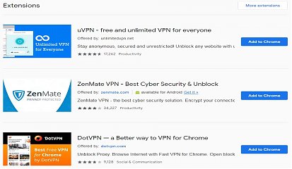 Top 5 VPN Extension