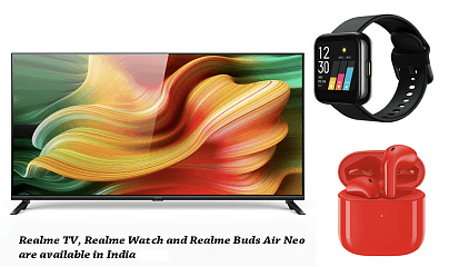 Realme TV, Realme Watch And Realme Buds Air Neo