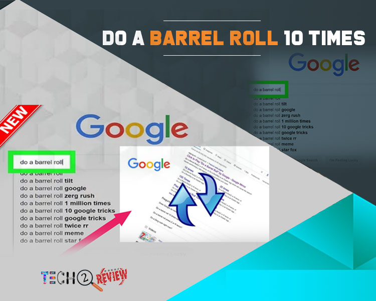 Do barrel roll google tricks