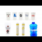 Glass And Plastic Bottle Print