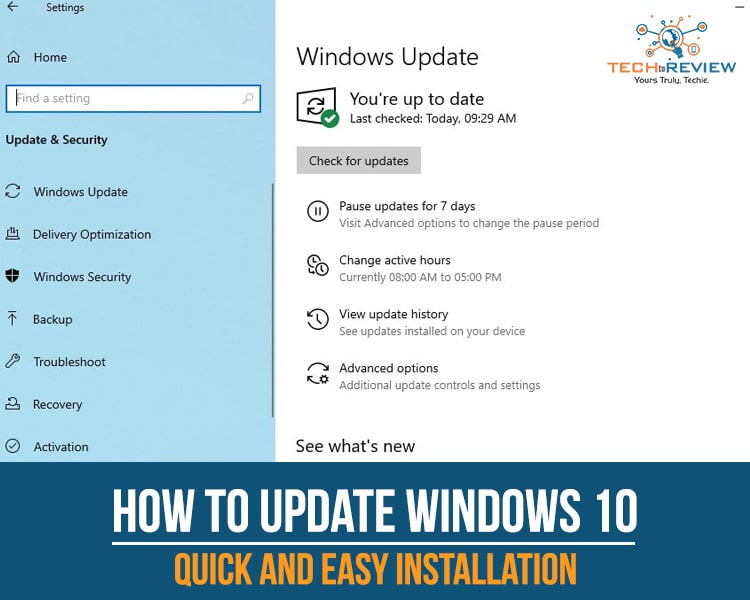 How To Update Windows 10